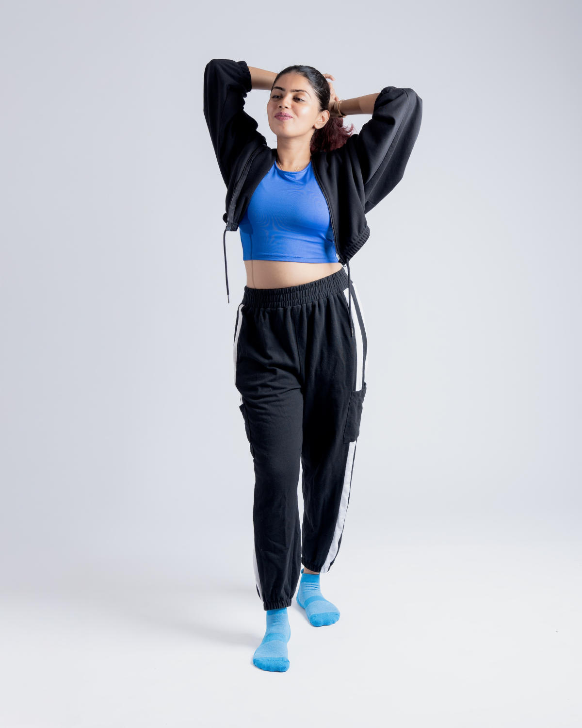 Bamboo Ankle Blue Socks
