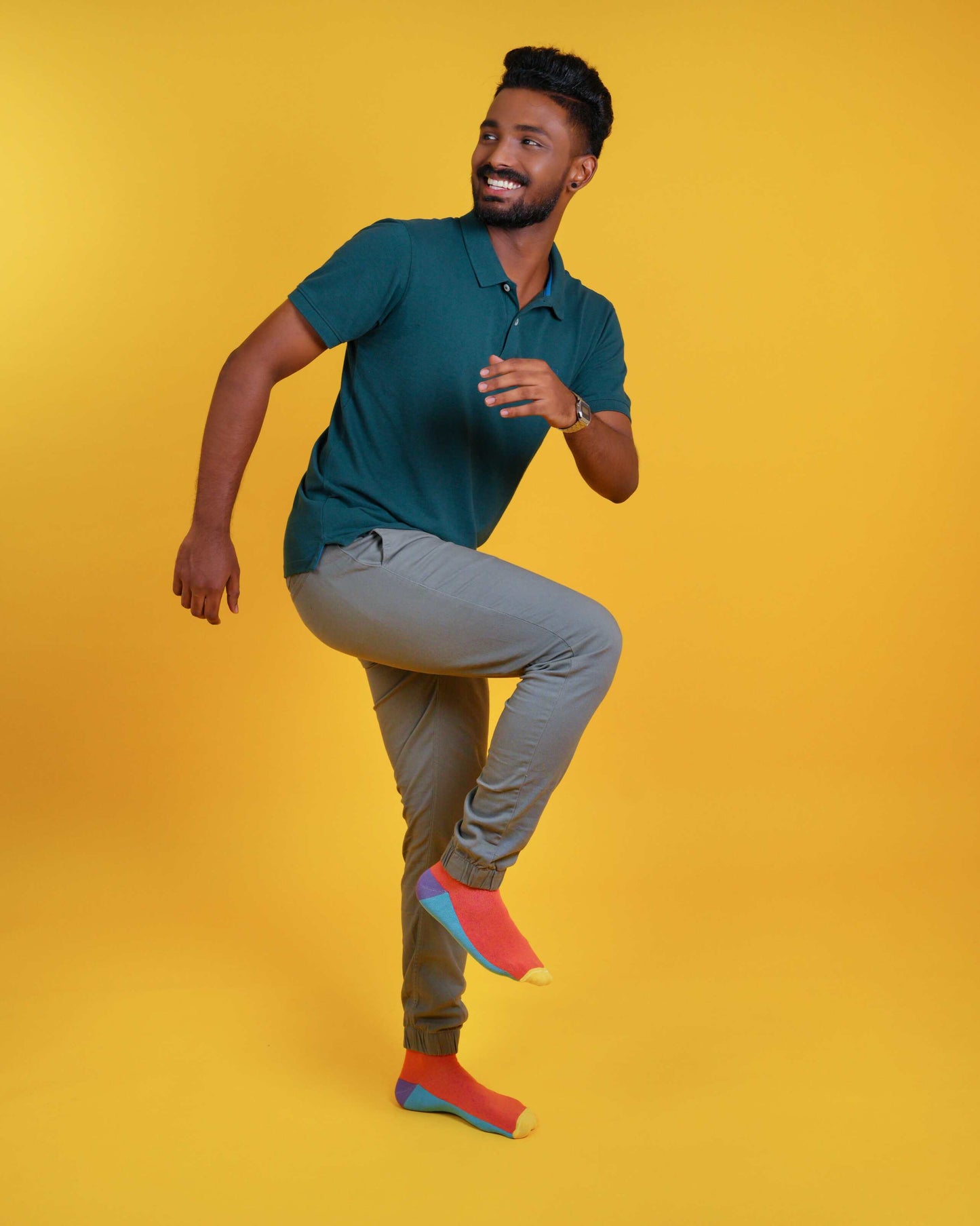 Hues of Orange Socks