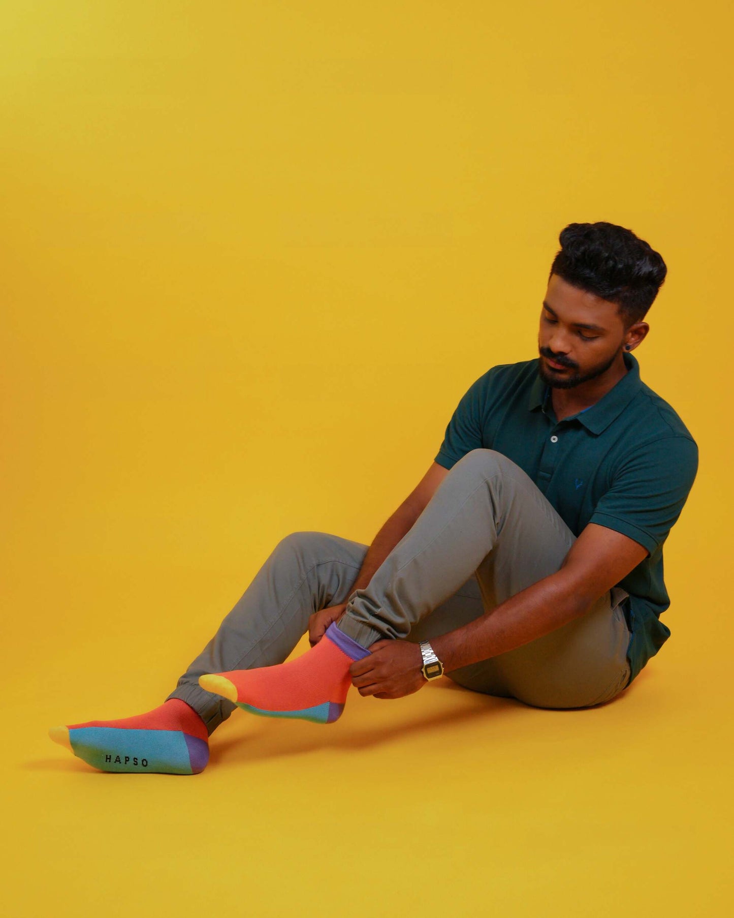 Hues of Orange Socks