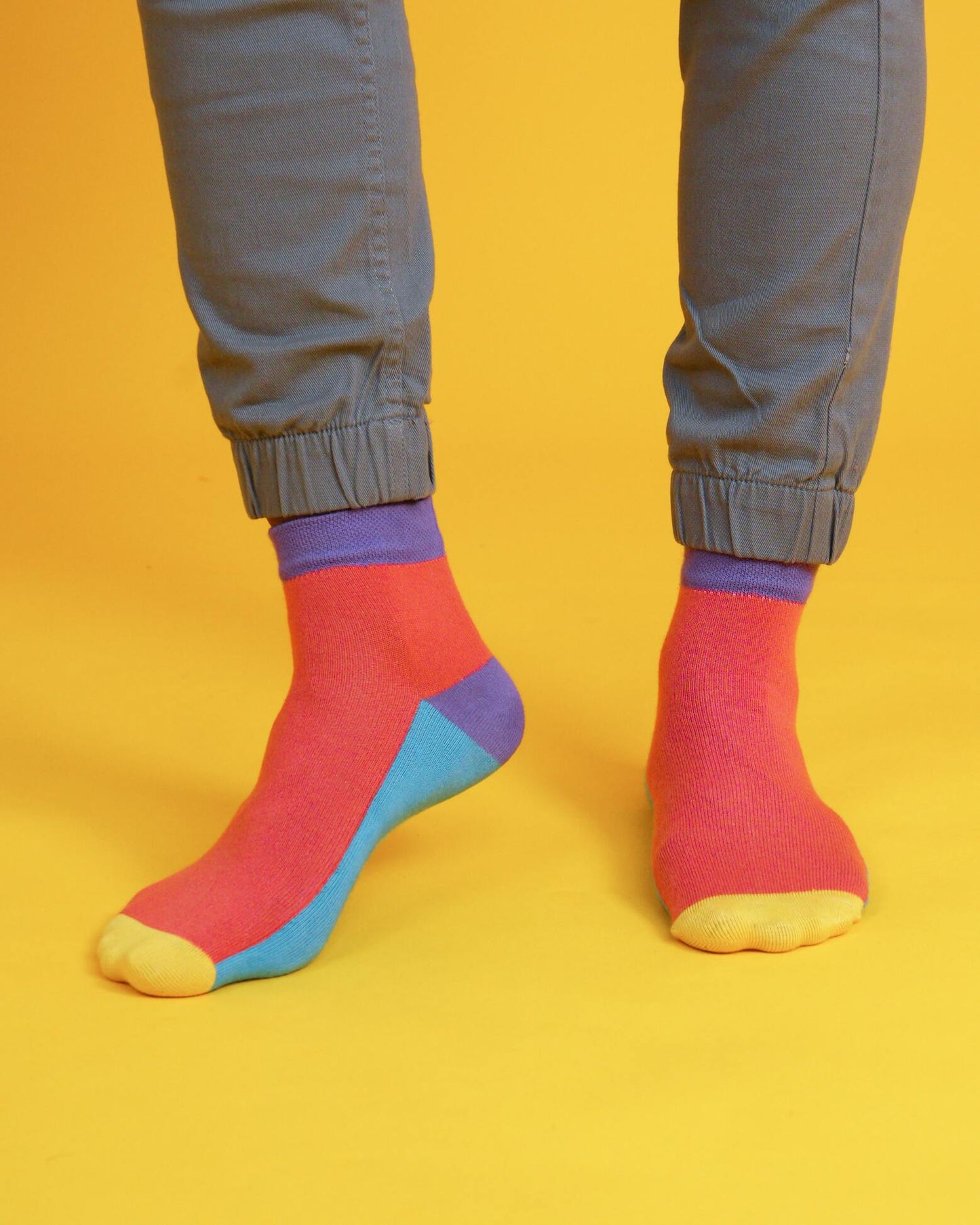 Hues of Orange Socks