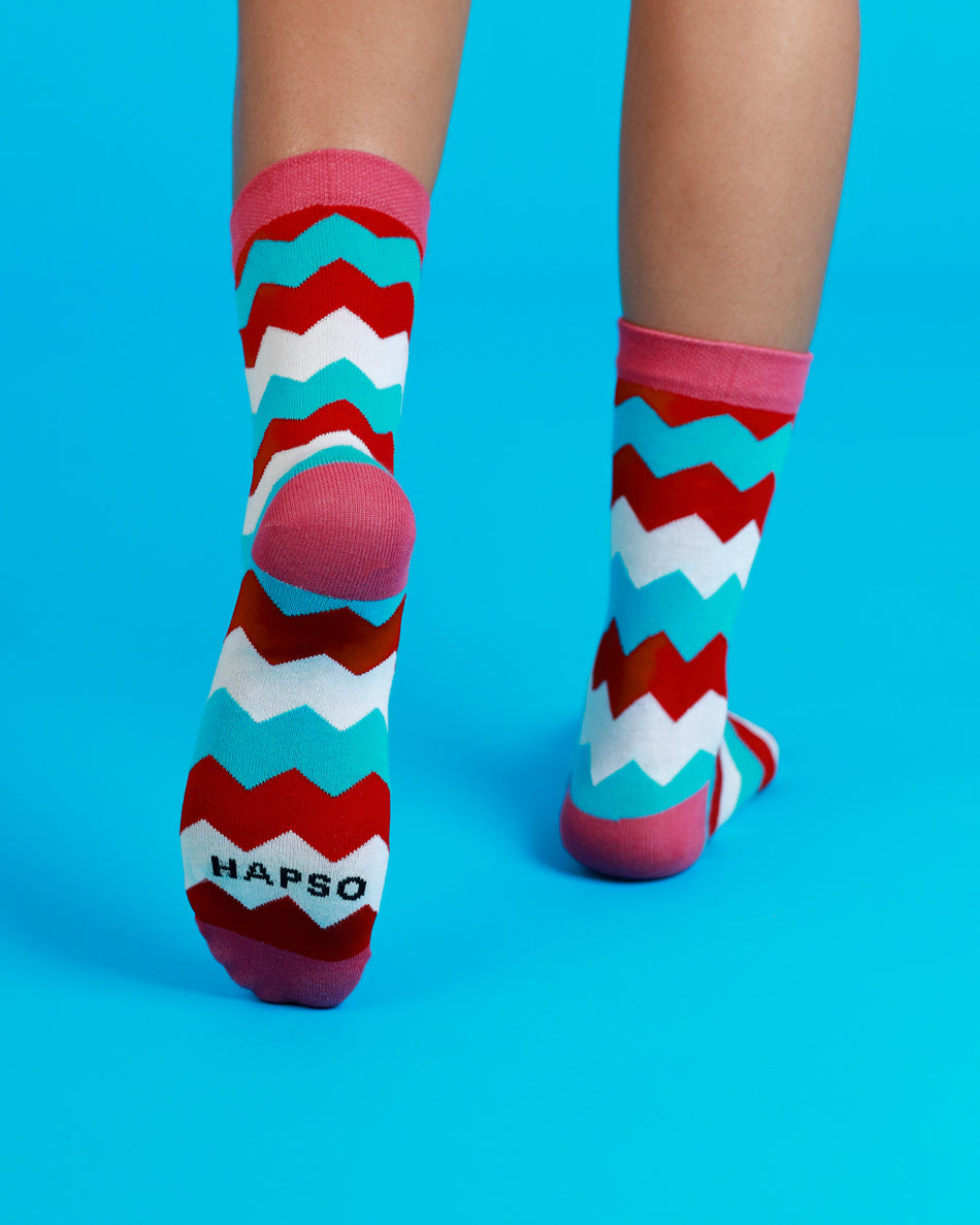 Zig Zag Candy Socks