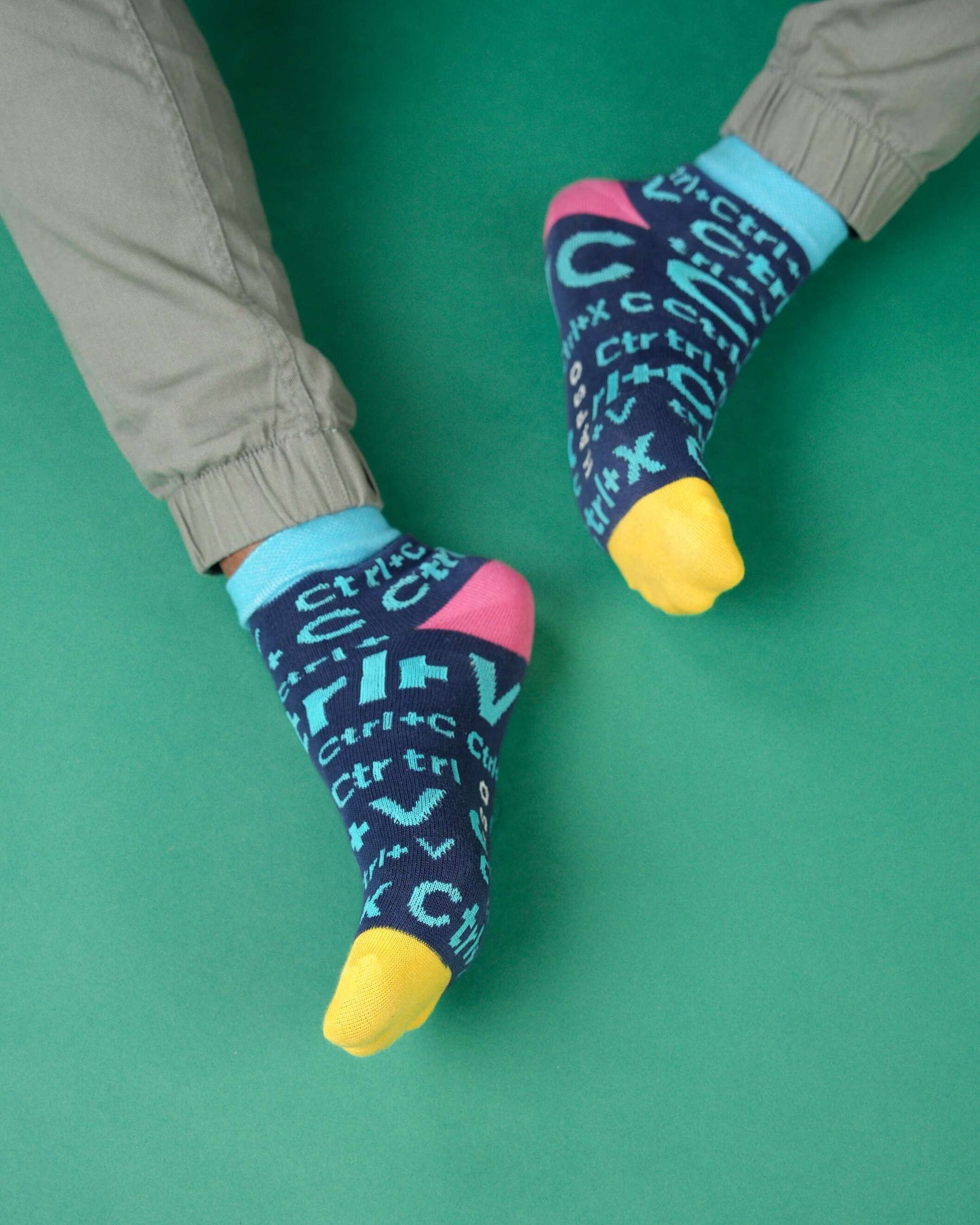 Copy Paste  Blue Socks