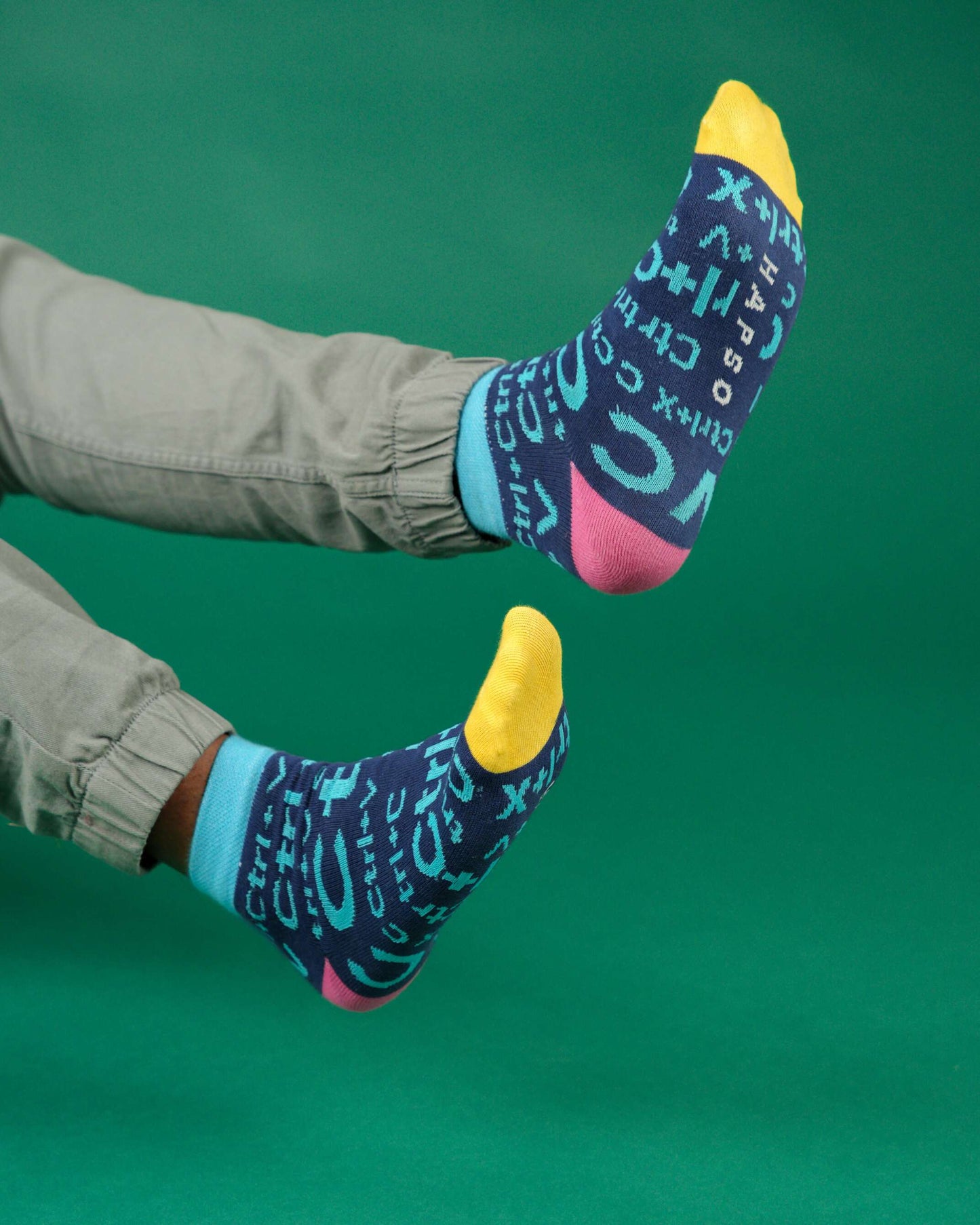 Copy Paste  Blue Socks