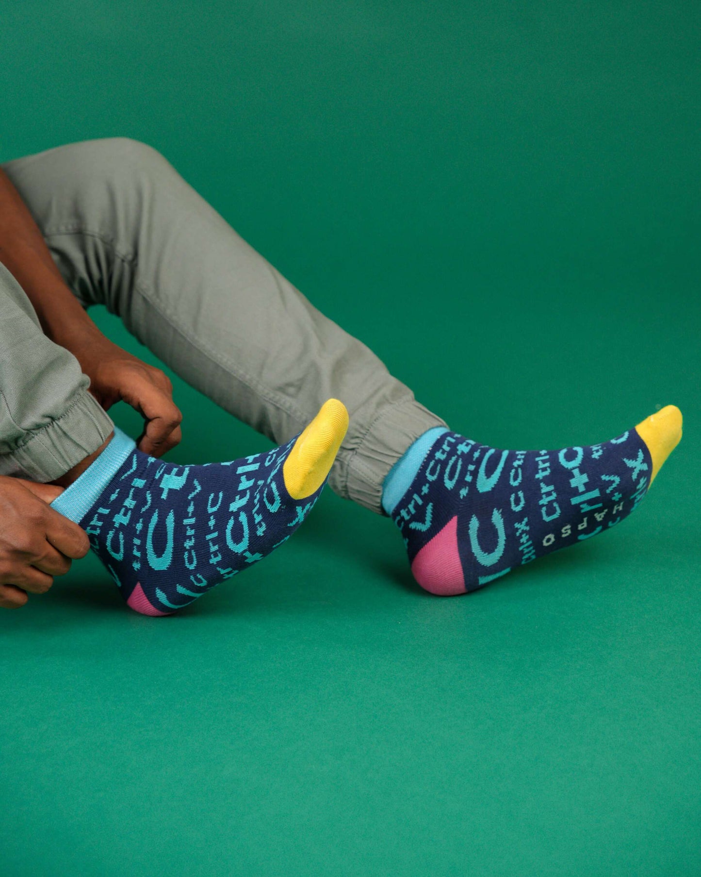 Copy Paste  Blue Socks