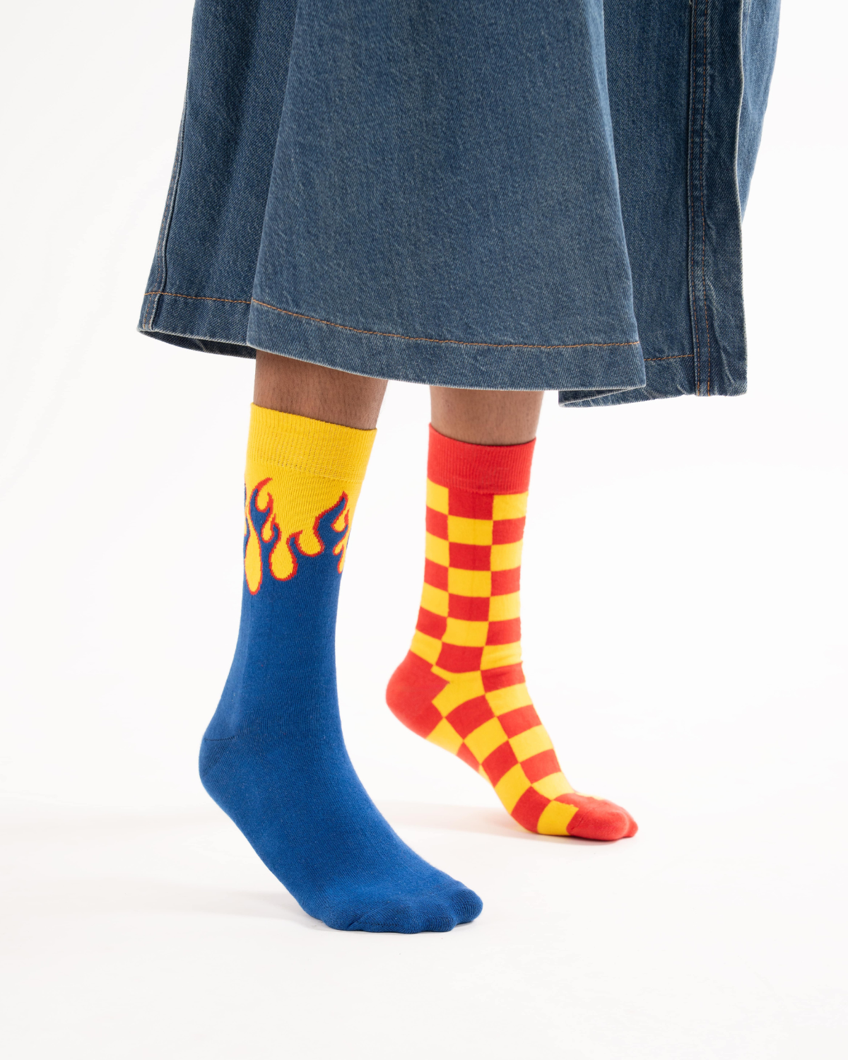 Flame On Hot Wheels Inspired Socks