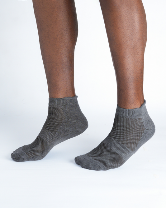 Bamboo Ankle Grey Socks