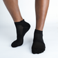 Bamboo Ankle Black Socks