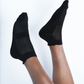 Bamboo Ankle Black Socks