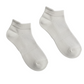 Bamboo Ankle White Socks