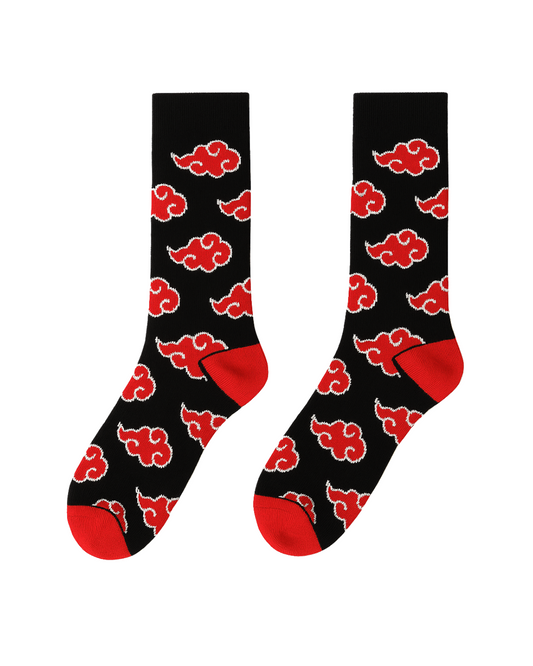 Akatsuki Naruto Inspired Socks