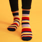Earthy Red Stripe Socks