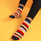 Earthy Red Stripe Socks