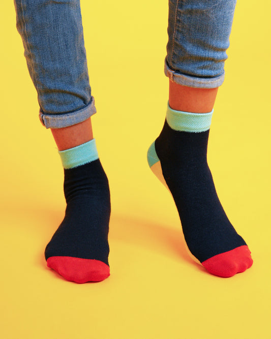 Hues of Blue Socks