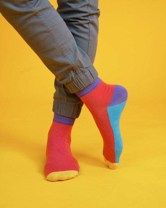 Hues of Orange Socks