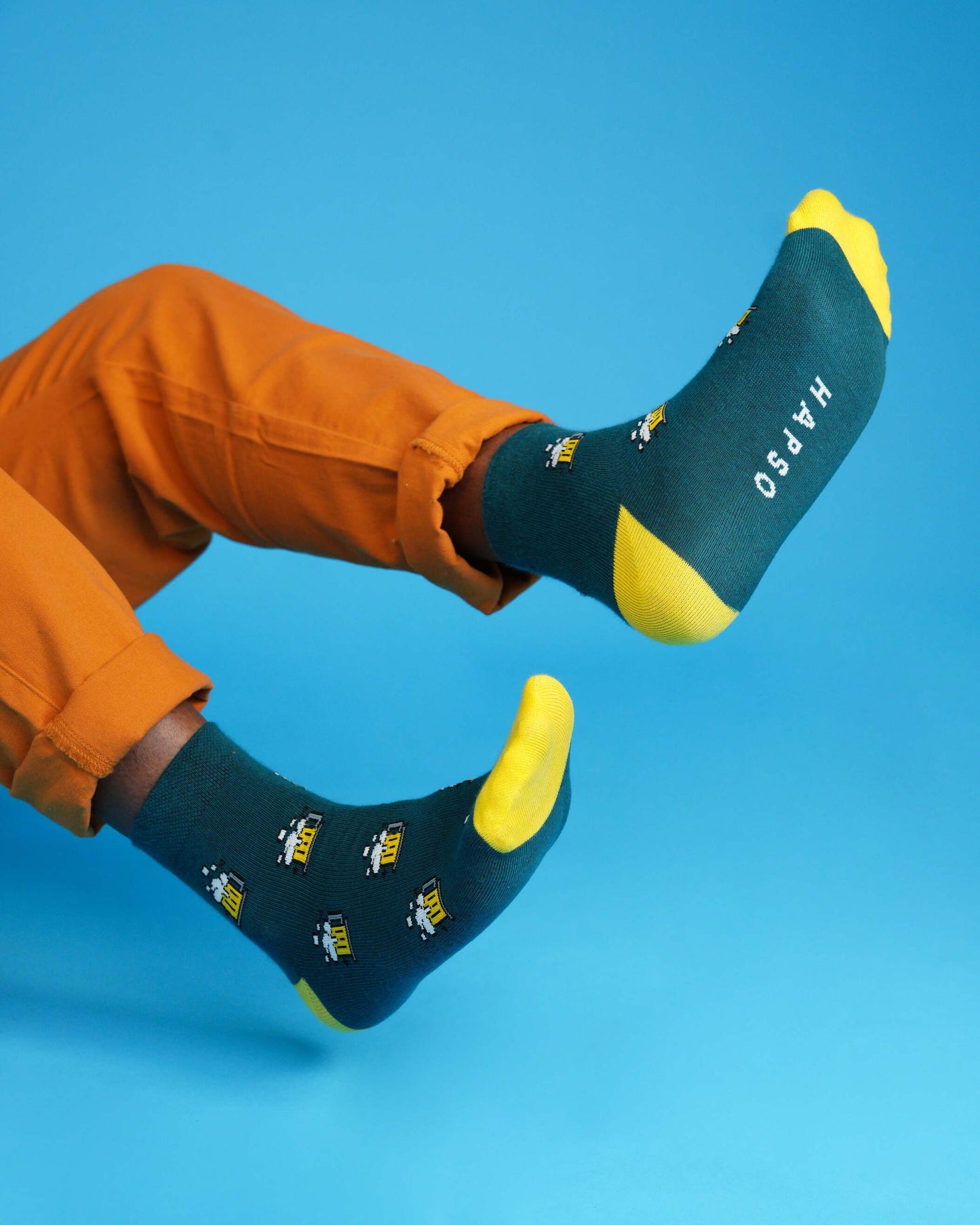 Chug Chug Chug Green Socks