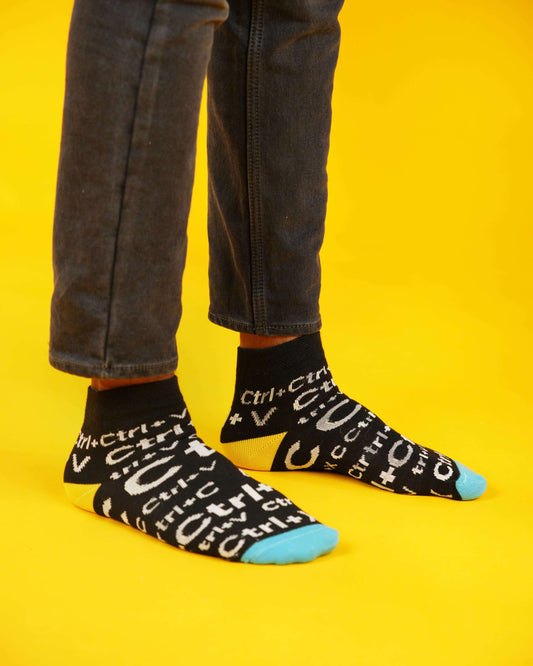 Copy Paste  Black Socks