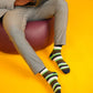 Earthy Green Stripe Socks