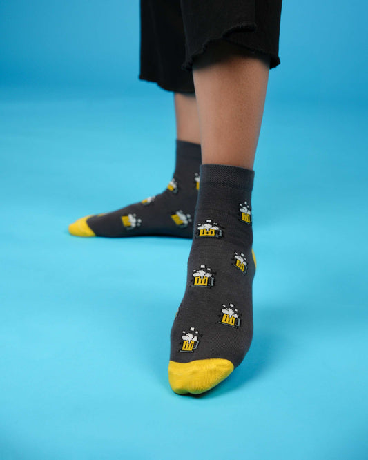 Chug Chug Chug Grey Socks