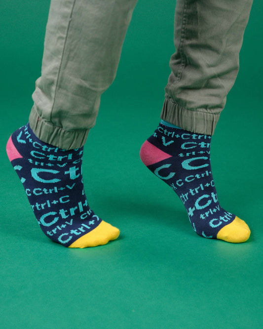 Copy Paste  Blue Socks